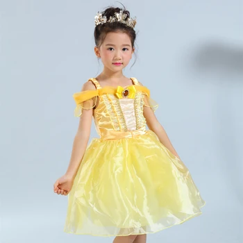 

Princess Dress For Girl Fancy Cosplay Costume Children Clothing Girl Dress Cartoon Purple Gown Kid's Party Fancy Ball Dress