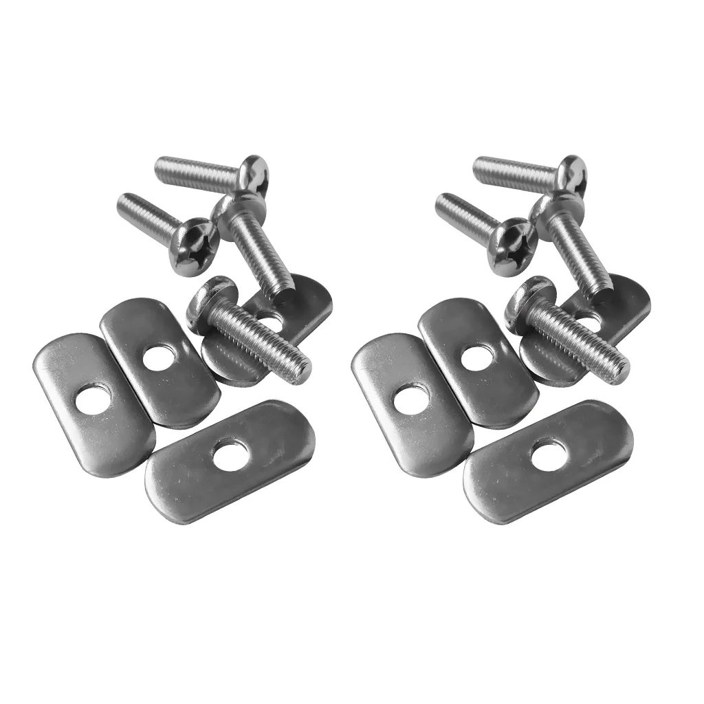 8 X Kayak Rail Screws and Nuts Replacement Kit For Kayaks Canoes Boats Rails
