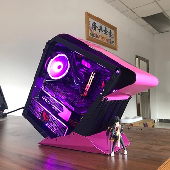 

Special-shaped case computer case DIY personalized custom game full side transparent computer case