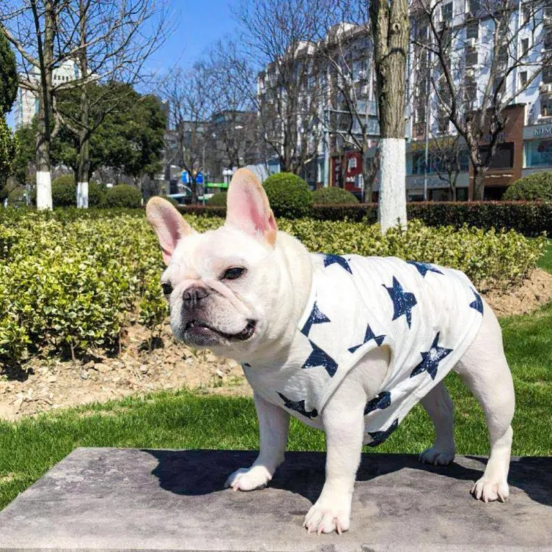 

Cute Dolphin Ealephant Star Pattern Pet Dog Vest Clothes Summer Dog Shirt Chihuahua Yorkie Small Large Puppy Cat Clothing