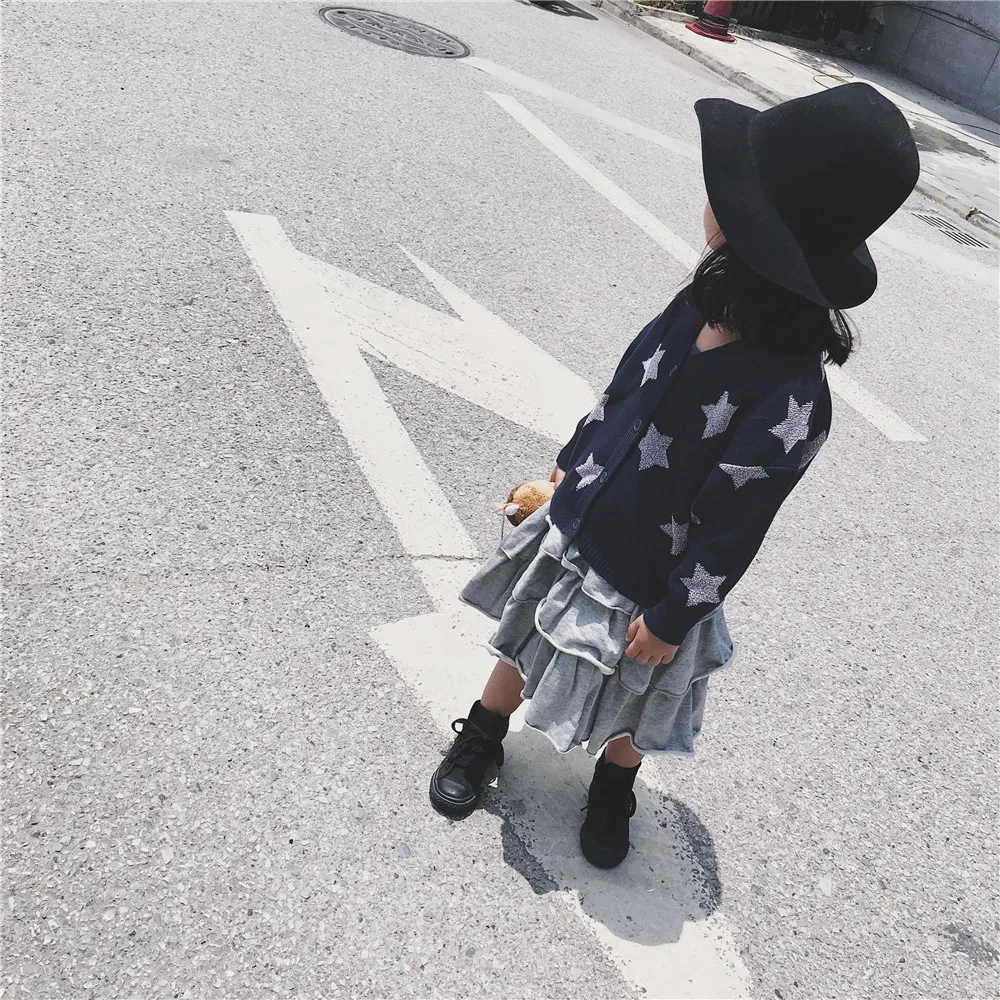 Tonytaobaby/новая осенне-зимняя одежда для девочек и детей; свитеры из чистого хлопка для родителей и детей