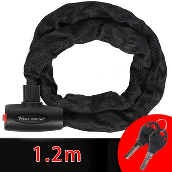 

Cycling Bicycle Chain Lock Padlock Motorcycle Alloy Steel Long Thick Accessory