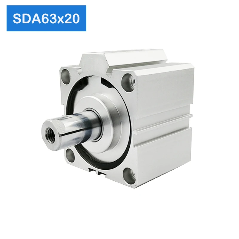 SDA63-20 63mm Bore 20mm Stroke Stainless steel Pneumatic Air Cylinder 