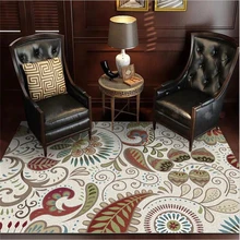 AOVOLL ковры для гостиной зеленый Растительный цветок этнический стиль кухонный ковер Рождественский коврик аксессуары для гостиной и стола