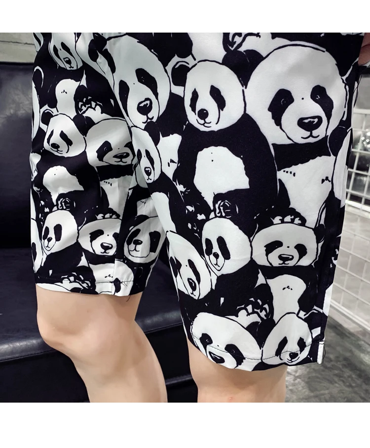 Модный тренд Dier Afdrukken Kleur Повседневный тонкий Straat Sportkleding tweddelige mannen шорты Korte mouwen Twee stuk Горячие koop