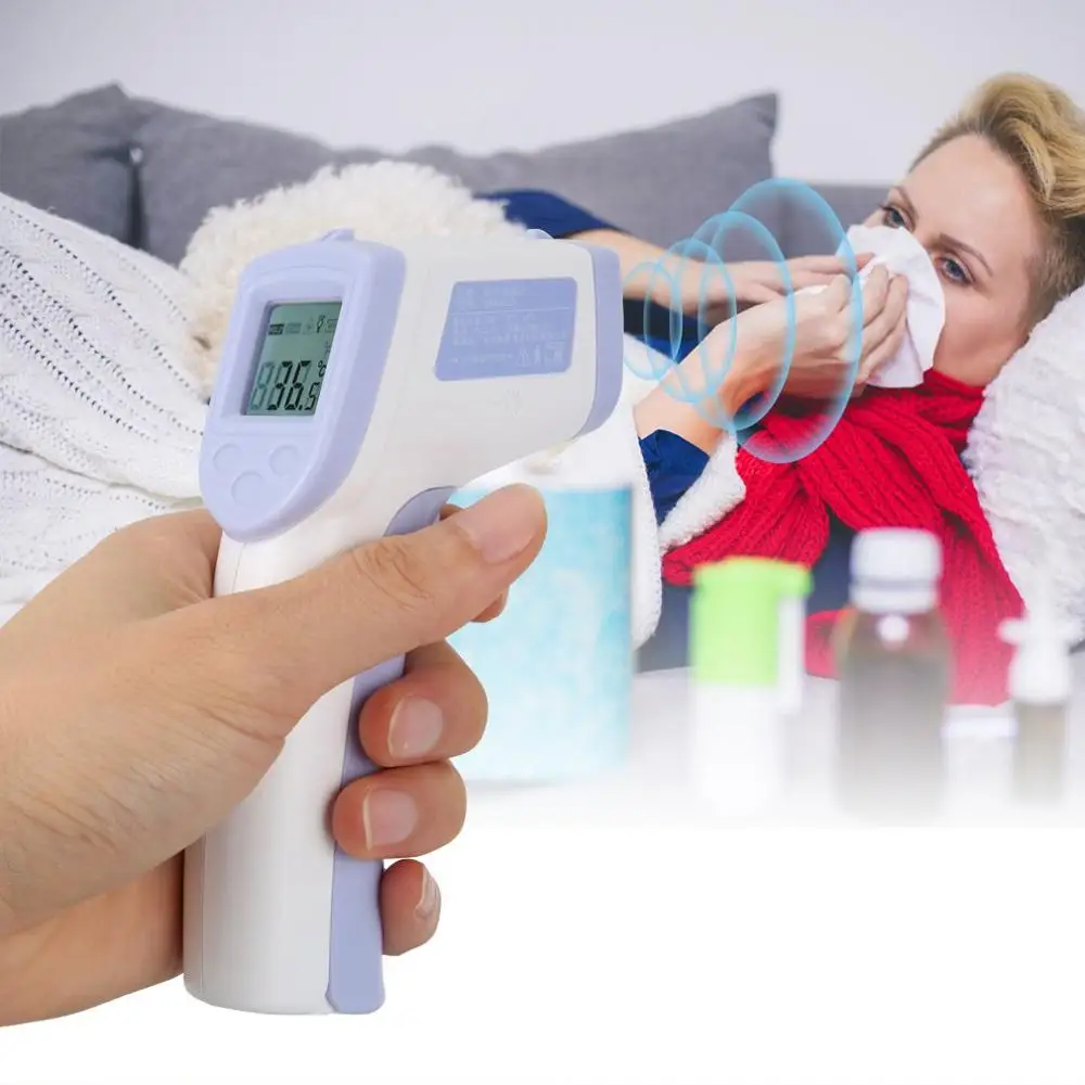 

Wholesale WT3656 handheld high precision Body temperature measurement portable household office Human body temperature gun
