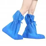 

1pair Protective Waterproof Cycling Portable Anti Slip Rainproof Dustproof Outdoor High Top Disposable Shoe Covers Boot PE