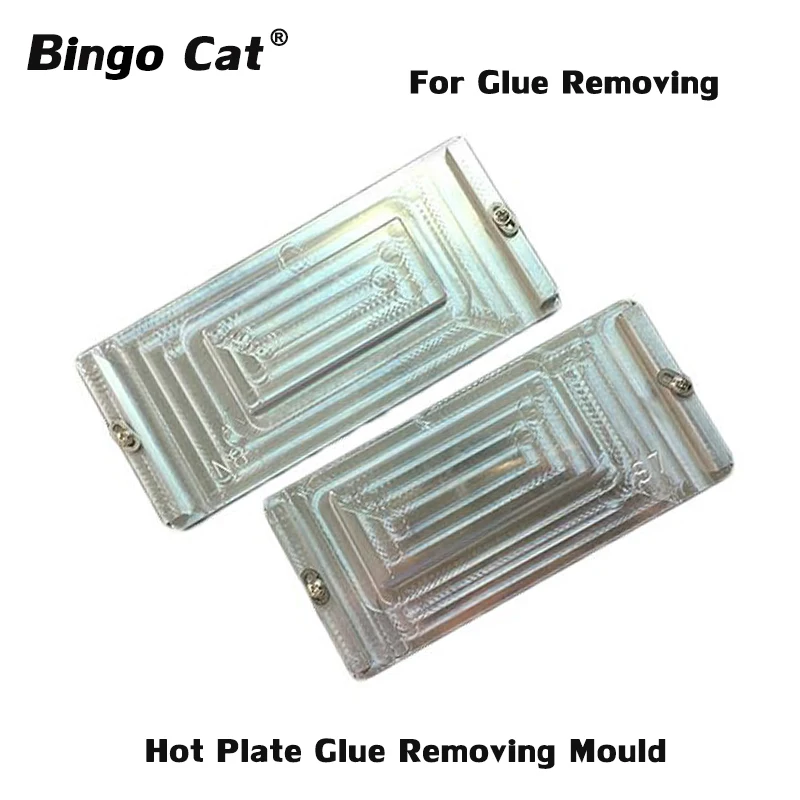 

Aluminum Alloy OCA Glue Removing Hot Plate Mold LCD Screen Alignment Position Mould for s7edge s8 + s9 + note8 9 glue Remover