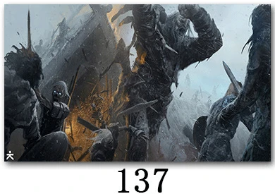 137 Постер и принты Игра престолов ТВ-шоу Westeros карта Искусство большой холст живопись искусство настенные картины для гостиной домашний декор - Цвет: 137