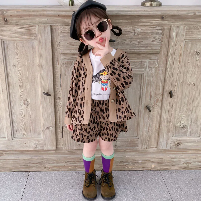 2pcs/set Fashion Baby Girls Clothes Long Sleeve Coat+Shorts Pants Sets Children Newborn Baby Girls Clothing Outfits Sets