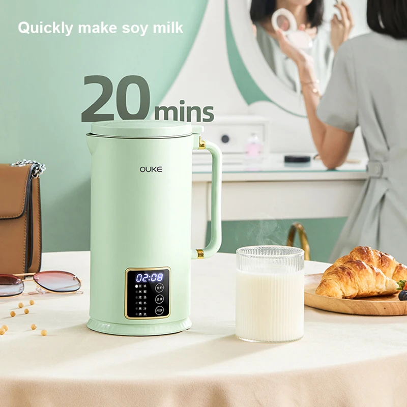 400ml Protable Soybean milk machine cytoderm breaking machine Filter-free Automatic Heating soybean milk Multifunction blender