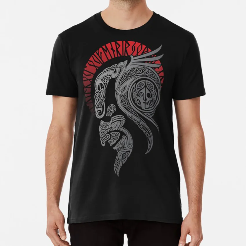 LOKI'S KIDS T shirt loki nordic mythology asgardian viking god vikings ragnarok runes dragon wolf | Мужская одежда