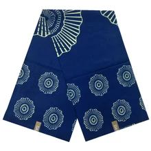 Оригинальная Настоящая Африканская ткань Базен Воск Принт ткань Анкара ткань хлопок Дамасская африканская Базен ткань для платья 6 ярдов 112406