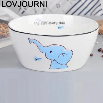 

Korean Tigela Dishes Coconut Miska Cuenco Ice Cream Ramen Noodles Rice Kitchen Dining Bar Dinnerware Ceramica Ceramic Bowl