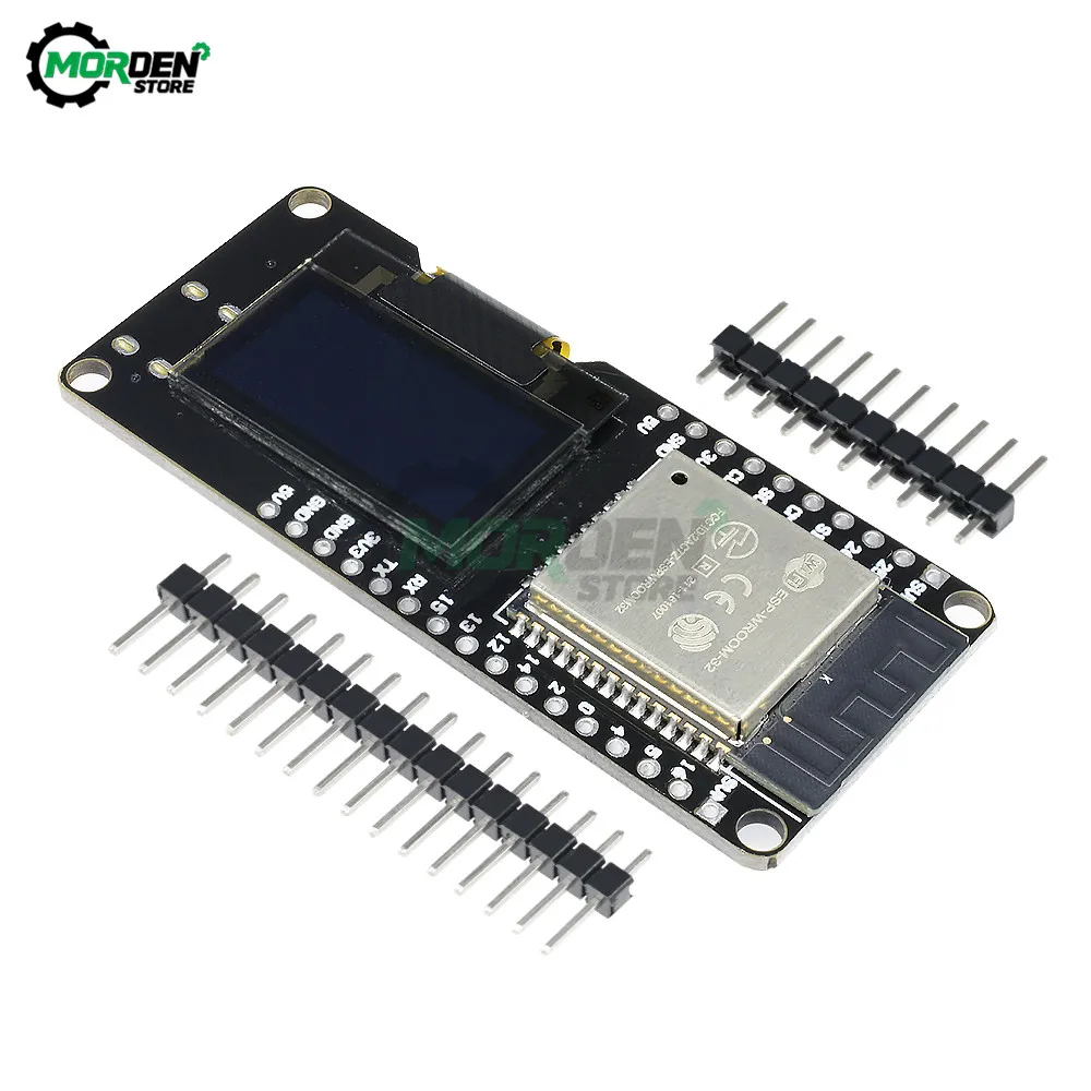 ESP32 ESP-WROOM-32 0 96 &quotдюймовый oled-дисплей 2 4 ГГц WiFi Bluetooth макетная плата модуль CP2102 для