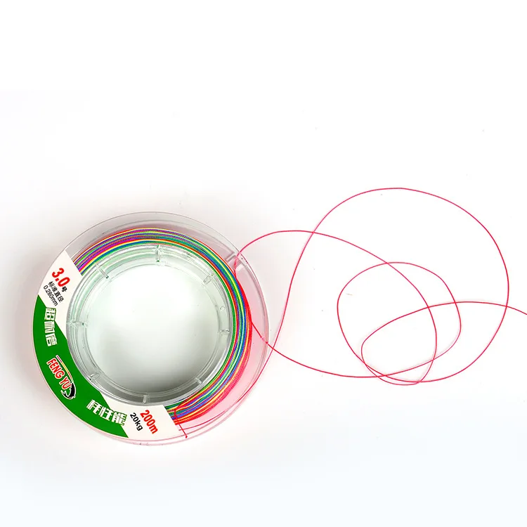 

100 M 200 M 8 Series Five-color Dyneema Fishing Line Mainline Weaving PE Line Lure 0.6-20