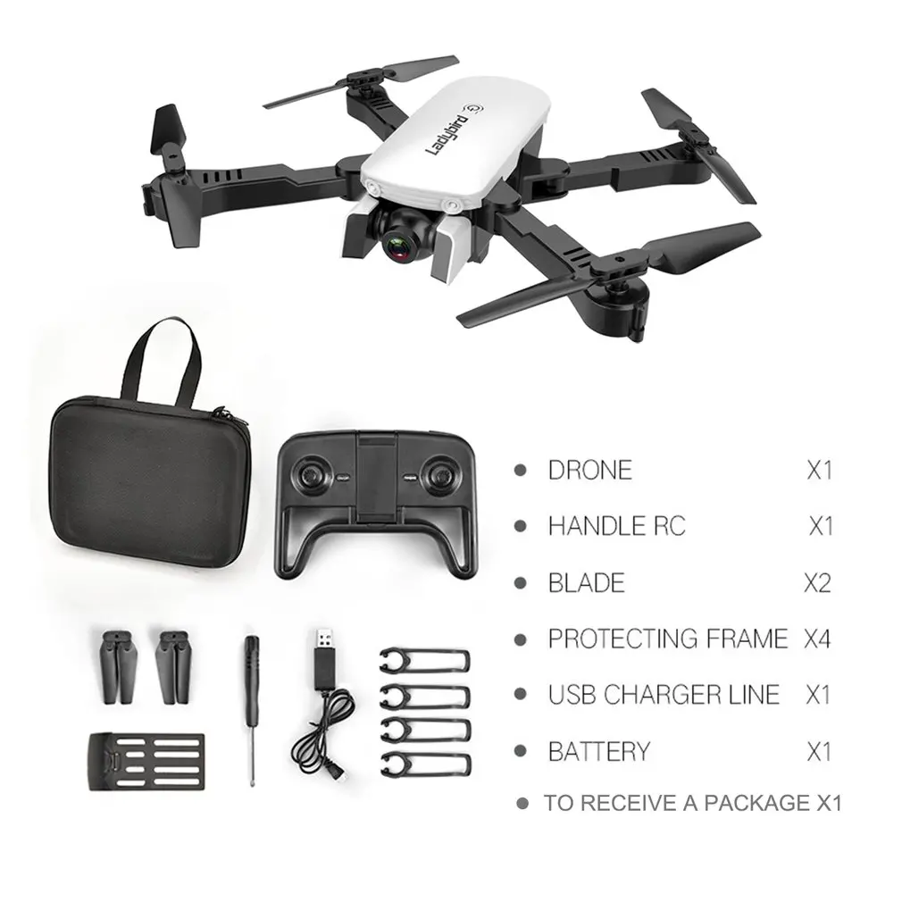 R8 Drone складной профессиональный HD воздушный четырехосный летательный аппарат оптический поток после двойной камеры с сумкой для хранения и аккумулятором