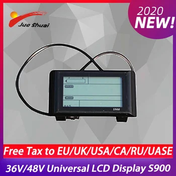 

Electric Bicycle Computer eBike S900 LCD Display Speedometer Electric Bike Sensor Meter Watch Monitor Waterproof Connector