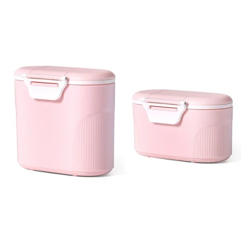 

2Pcs Baby Formula Milk Storage Infants Portable Milk Powder Formula Dispenser Food Container Storage Feeding Box for Kids Food P