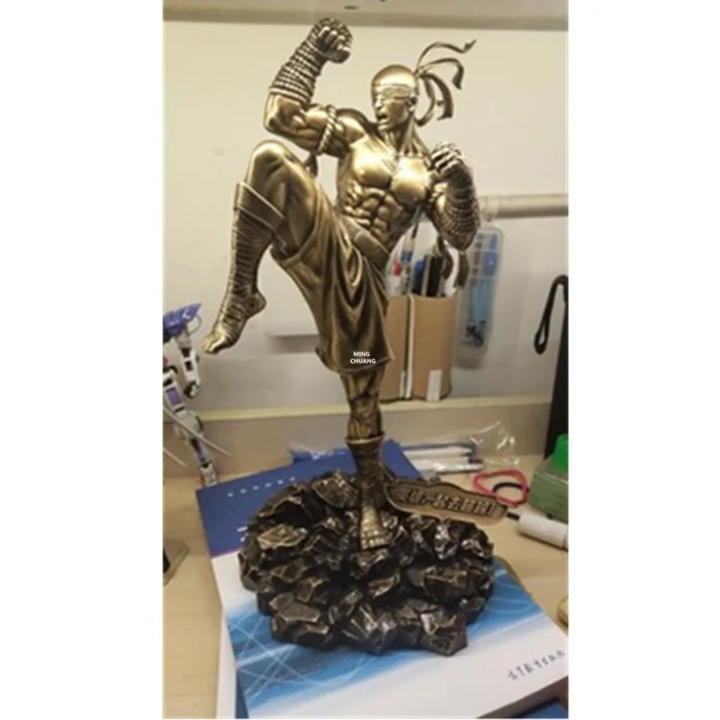1" игровые фигурки статуя Ли Син бюст слепой монах полная длина портретное моделирование Искусство ремесло GK фигурка игрушка коробка 30 см V916