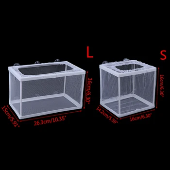 

Aquarium Fish Breeding Isolation Mesh Box Net Incubator Breeder For Fish Tank Aquarium Accessory