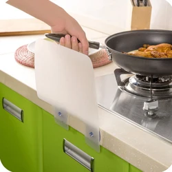 Protector contra salpicaduras de agua para fregadero, tablero antisalpicaduras para lavar platos, con ventosas, separador de agua de retención