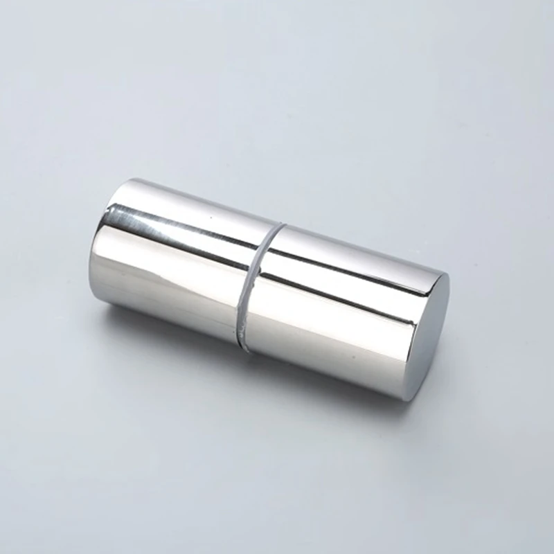 Glossy 304 нержавеющая сталь душевая комната круглая стеклянная дверная ручка ванная комната Потяните ручки для раздвижных дверей одно отверстие дверная ручка для душа 6 мм - Цвет: Glossy
