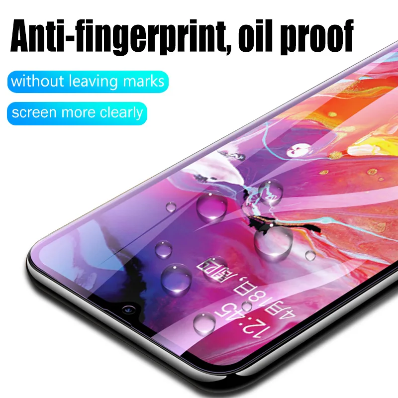 Анти-синий светильник Гидрогелевая пленка протектор экрана для samsung Galaxy A50 A70 A10 A20 A30 A40 A60 A80 A90 Note 8 9 10 Plus не стекло