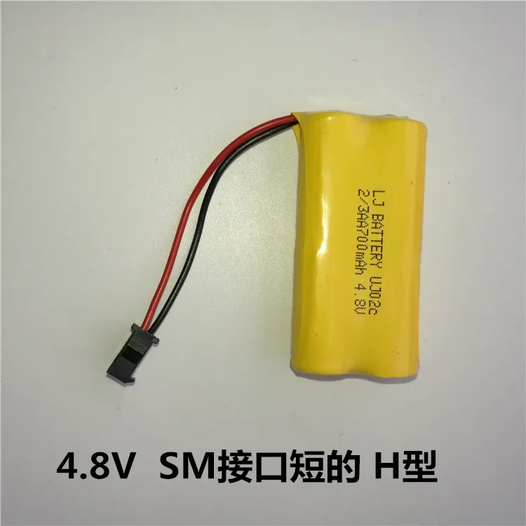 10 упак./лот MasterFire 4,8 V 700 мА/ч, 2/3AA NI-CD Батарея робот-трансформер транспортное средство с дистанционным управлением Перезаряжаемые батареи с разъем