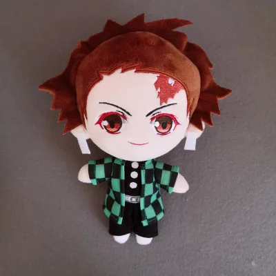 Demon Slayer Kimetsu No Yaiba косплей реквизит DIY Tanjirou Nezuko Кукла мультфильм периферийный подарок плюшевая игрушка - Цвет: Зеленый