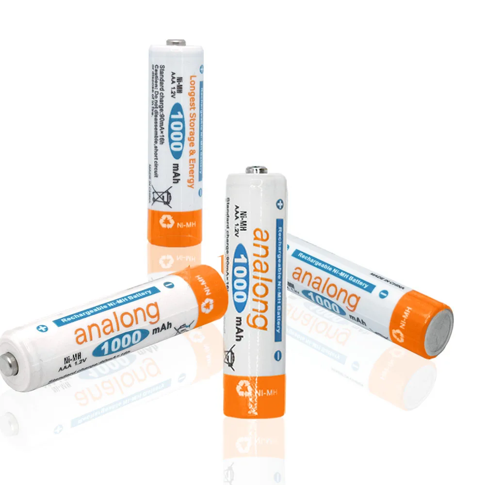 20 шт analong 1,2 v NIMH AAA батарея 3A 1000MAH AAA аккумуляторная батарея aaa Ni-MH батареи аккумуляторная батарея для игрушка-фонарик