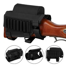 Тактический приклад патронов кобура портативный Пуля оболочки держатель винтовки патрон сумка пистолет патроны Перевозчик принадлежности для охоты