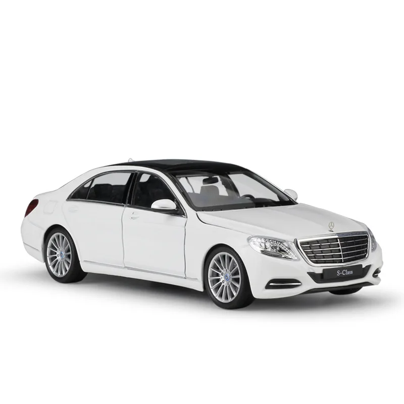 Welly 1:24 Литой под давлением сплав Модель автомобиля игрушки для Benz s класс с