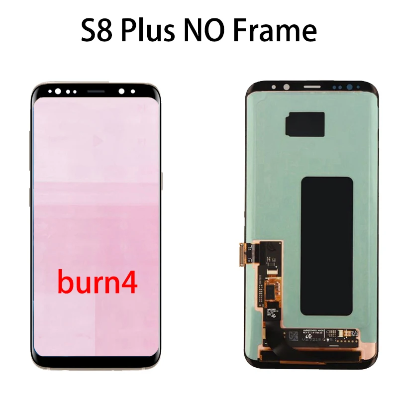 mobile phone lcd screens Original For Samsung Galaxy S8 plus G955 G955F g955u S8plus Lcd Display With Touch Screen Digitizer 6.2'' AMOLED burn shadow screen for lcd phone cell Phone LCDs