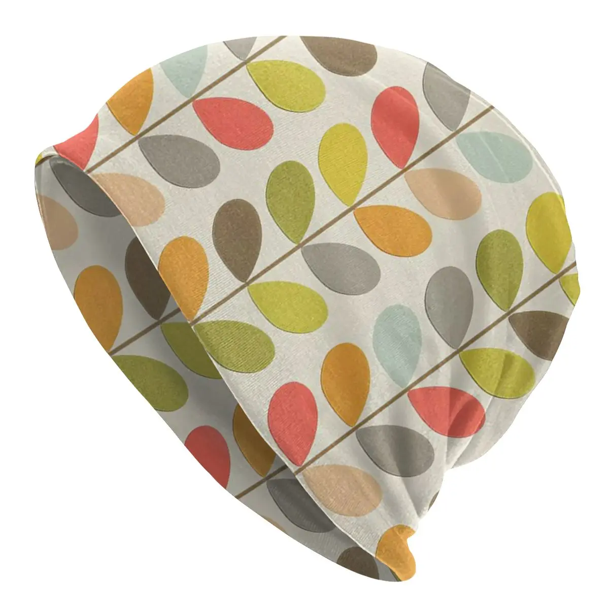 

Orla Kiely Hats Fashion Goth Autumn Winter Ski Beanies Cap unisex Men Women's Homme Winter Spring Warm Thermal Elastic Hats