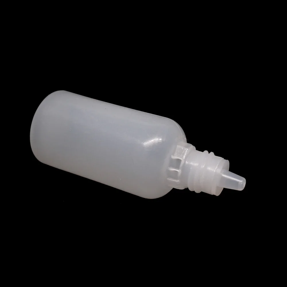 100 шт. x 5ml-100 мл пластиковые флаконы пустые бутылки Сжимаемый PE глаз E жидкий сок масло капельница многоразового контейнер+ мини-воронка