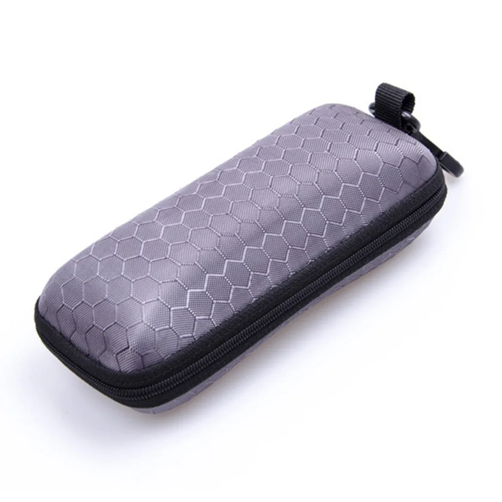 Fashion Newly Protable Rectangle Zipper Sunglasses Hard Eye Glasses Case Protector Box Cases Bags Eyewear Accessories