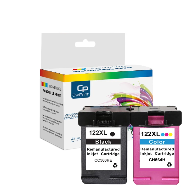 Civoprint 122XL Replacement for hp cartridge 122 xl Deskjet 1510 2050 1000 1050 1050A 2000 2050A 2540 3000 3050 3052A | Компьютеры и