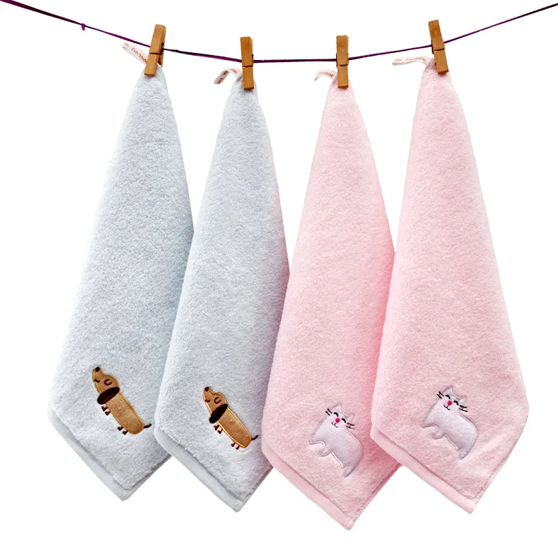 BBMJ041 4Pcs/Kits Cute Animal Baby Bath Face towel newborn baby Stuff kids Toallas Baby dinner cloths baby towels - Цвет: BBMJ041