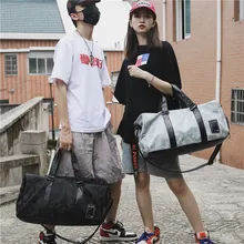 Осень/Зима Новая Большая вместительная камуфляжная Дорожная сумка на одно плечо диагональная спортивная сумка для фитнеса