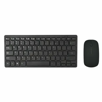 

Thin Keyboard Mouse Combo Set With Receiver Compatible For Computer Wireless keyboard Mouse Set Ergonomic Design For PC Laptop