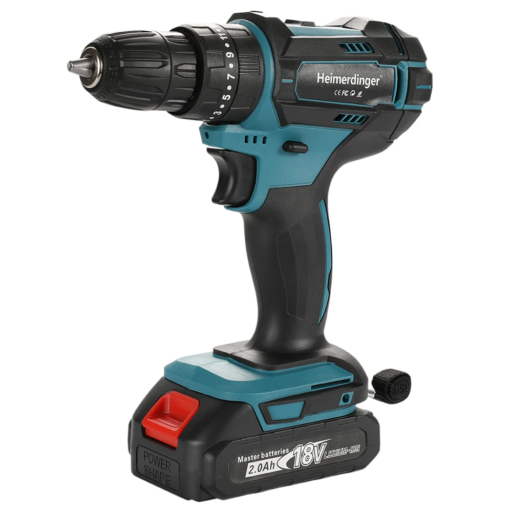 

cheap 18V lithium battery powered cordless drill with one battery