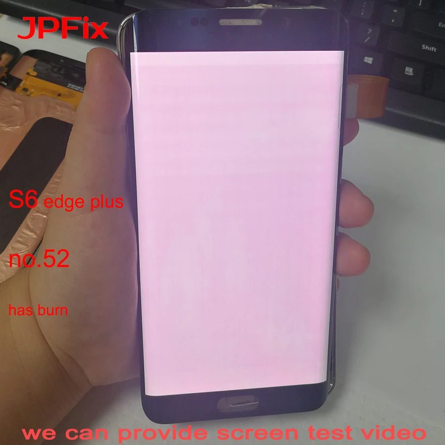 JPFIX Super AMOLED สำหรับ Samsung Galaxy S6 Edge + Plus G928F LCD