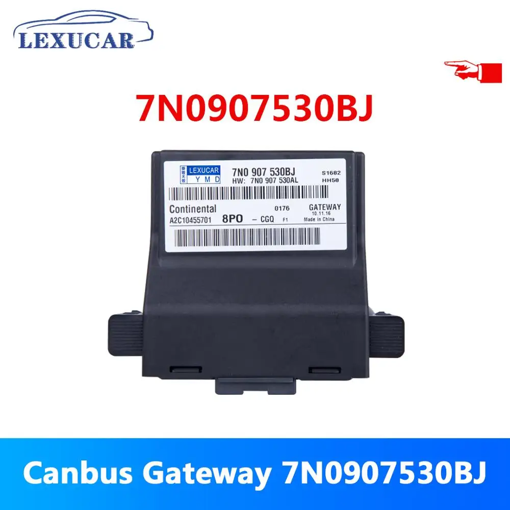 

LEXUCAR 7N0907530BJ Canbus Gateway For VW Jetta 5 MK5 Golf 6 MK6 Touran Octavia 7N0 907 530 AH BJ