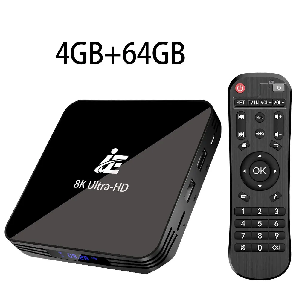 64G tv box Transpeed 8K Amlogic S905X3 Android 9,0 tv BOX Wifi 2,4G& 5,8G 1080P 4 Гб 64 Гб Bluetooth 4,1 Play Store телеприставка - Цвет: 64G tv box