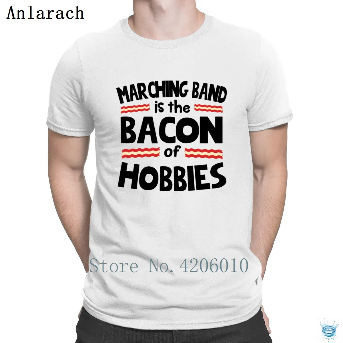 Marching Band Is The Bacon Of Hobby футболка с надписью, дешевая распродажа, летняя мужская футболка, лучшая потрясающая футболка с круглым вырезом и принтом