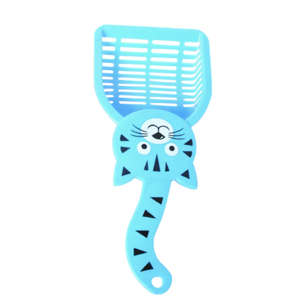 Candy Color Cat Pet Scoop Plastic Scoop Shovel Cat Sand Shovel Toilet Puppy Litter Hollow Out Food Spoons