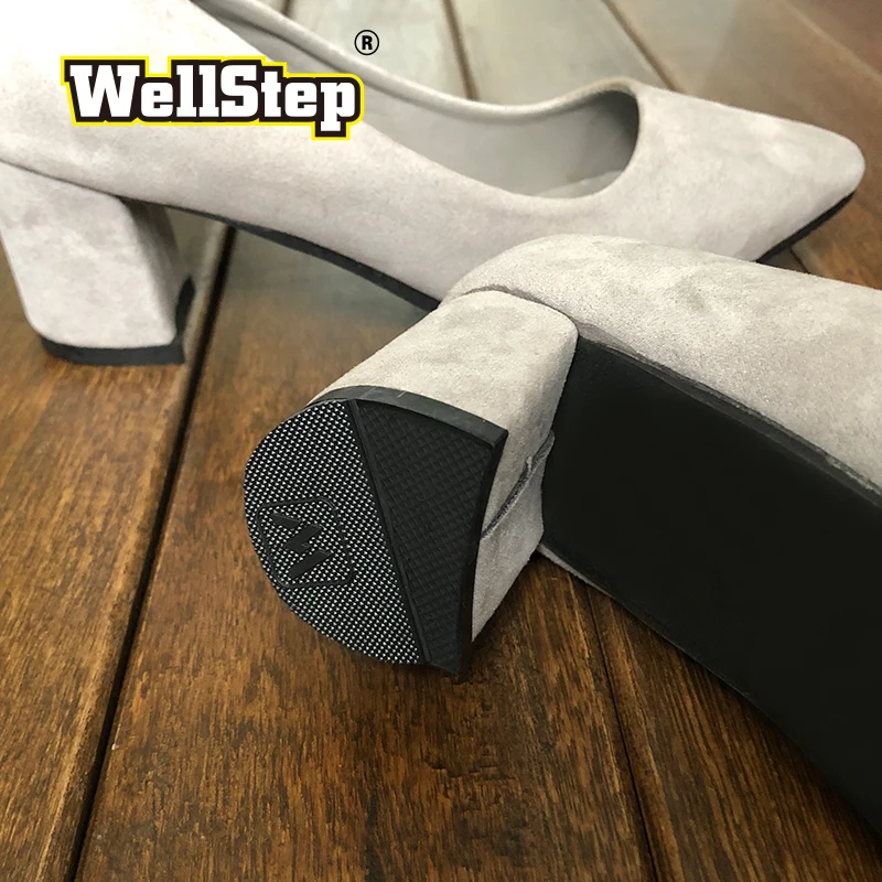 WELLSTEP 1 пара резиновых наклеек для ремонта пятки односторонняя изношенная подушка