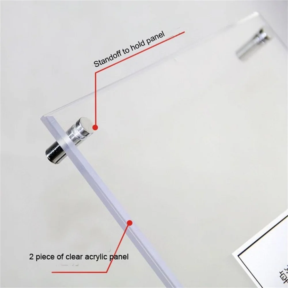 A3 Floor Poster Pedestal Sign Display Holder Floor Stand With Clear Acrylic Poster Frames Signage Display Rack Sign Stand