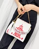 ENJOININ Chinese Takeout Box Purse Pu Leather Women Handbag Fashion Crossbody Bag Shoulder Chain Bag for Girl Bucket Bag 4